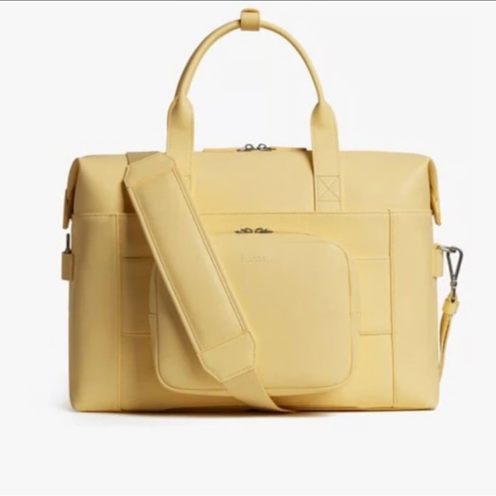 Monos Metro Duffel in Banana Pudding Magnolia Bakery Limited Edition Collab